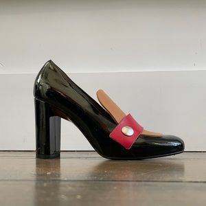Marni patent leather heels - multi color (blank, tan, red) size 38